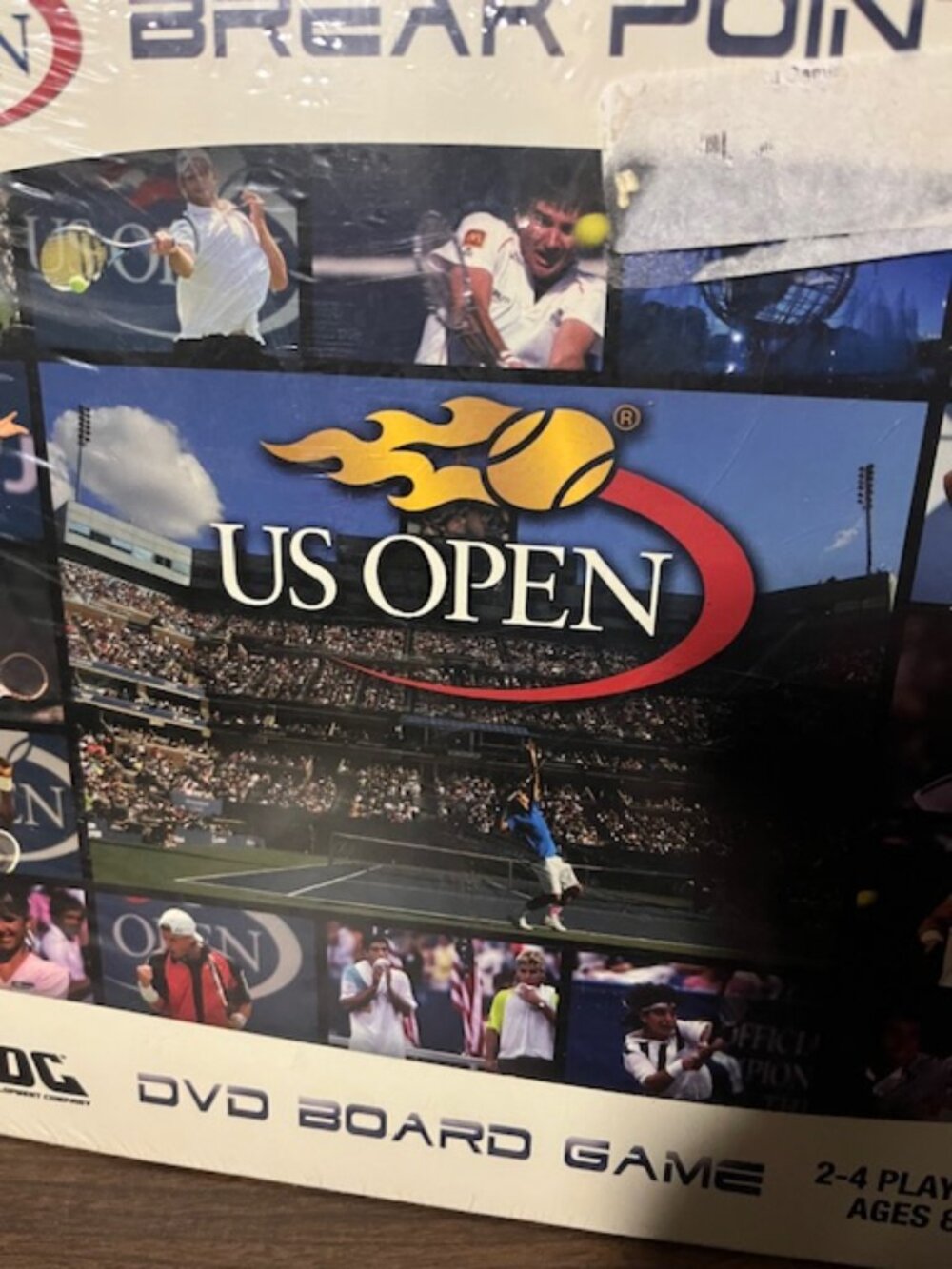 US Open Break Point Tennis Sports DVD Board Game -Sealed New